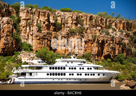 Australien, Western Australia, Kimberley-Region, Berkeley Fluss, die True North verankert Stockfoto