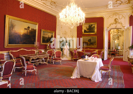 Der Grand Salon der Kaiserin Elisabeth in der Wiener Hofburg Stockfoto