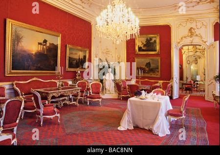 Der Grand Salon der Kaiserin Elisabeth in der Wiener Hofburg Stockfoto