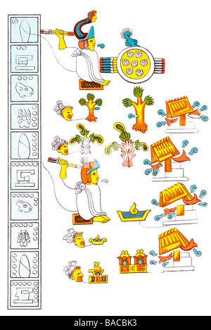 Ägyptische Hieroglyphen Stockfoto
