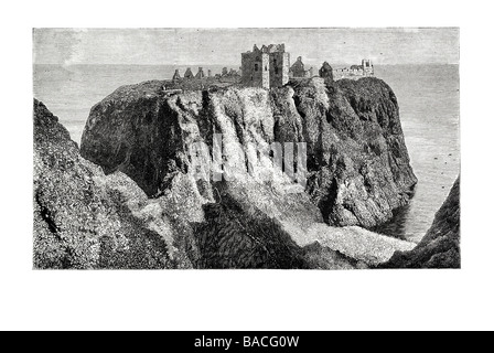 Dunnottar Castle Kincardine Schottland Stockfoto