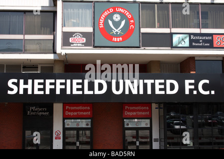 Sheffield United Football Club, Bramall Lane, Sheffield, South Yorkshire, England, Großbritannien Stockfoto