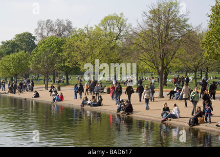 Serpentin Hyde Park London Stockfoto