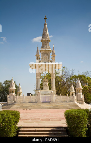 Denkmal für Maharaja Dunger Singh Jee zu gedenken, die starb 1887, Bikaner, Rajasthan, Indien Stockfoto