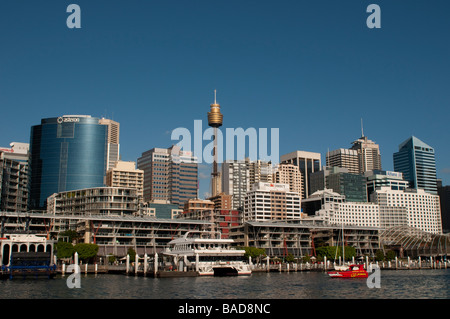 Skyline der Stadt, einschließlich Centrepoint Sydney Tower Sydney NSW Australia Stockfoto