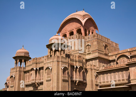 Lallgarh Palace Hotel, Bikaner, Rajasthan, Indien Stockfoto