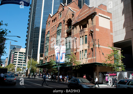 Johnson s Eckgebäude Brooklyn Hotel George Street Central Business District Sydney NSW Australia Stockfoto