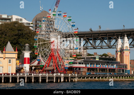 Luna Park Milsons Point Sydney New South Wales Australien Stockfoto