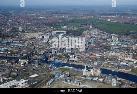 Weiten Blick über Newcastle Upon Tyne, North East England Stockfoto