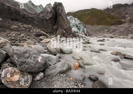 Fox Glacier Mount Cook Nationalpark Südinsel Neuseeland Stockfoto