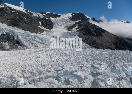 Franz Josef Gletscher Südalpen Süden Insel Neuseeland Stockfoto