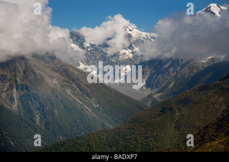 Franz Josef Gletscher Südalpen Süden Insel Neuseeland Stockfoto