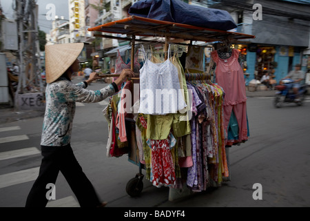 Straßenhändler, Saigon, Vietnam Stockfoto