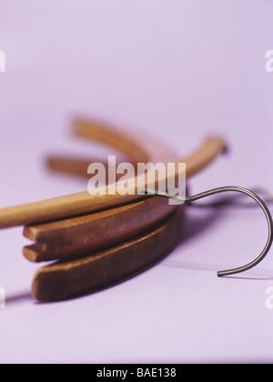 Stillleben mit Kleiderbügel Stockfoto