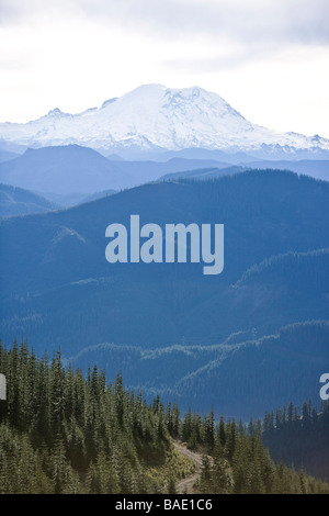 Mount Rainier, Snoqualmie Pass, Hyak, US-Bundesstaat Washington, USA Stockfoto