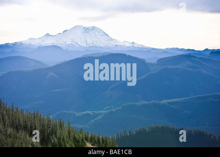 Mount Rainier, Snoqualmie Pass, Hyak, US-Bundesstaat Washington, USA Stockfoto