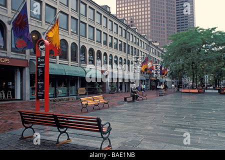 Faneuil Hall Marketplace in Boston Stockfoto