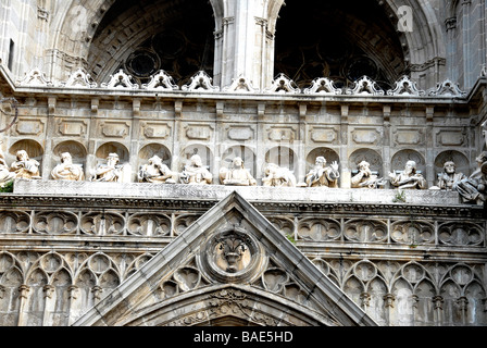 Kathedrale Saint Mary, Toledo, Castilla und Mancha, Spanien Stockfoto