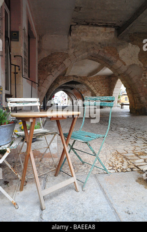 Montpazier Frankreich Stockfoto