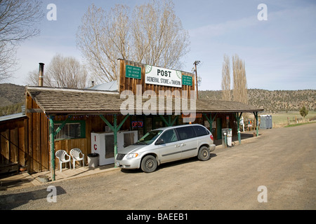 USA OREGON CROOKED RIVER VALLEY Post Oregon entlang der Crooked River und das geographische Zentrum der Bundesstaat Oregon Stockfoto