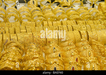 In Deira Dubai Gold Markt Stockfoto