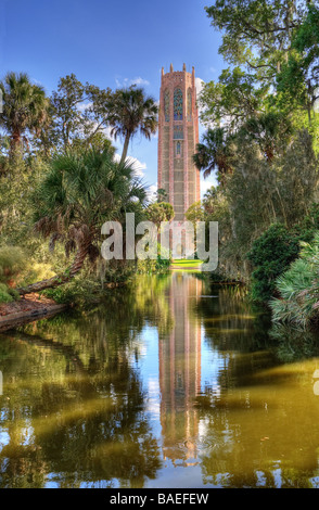 Bok Tower Gardens nationalen historischen Wahrzeichen Lake Wales Florida HDR-Bild Stockfoto