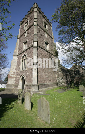 Stadt von Newport, Wales. St Wollas Cathedral bekannt formal als Newport Kathedrale Woolos König und Beichtvater. Stockfoto