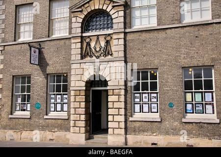 Geschichten von alten Ziel-Haus-Museum, Samstag Marktplatz, King's Lynn, Norfolk, England, Vereinigtes Königreich Stockfoto