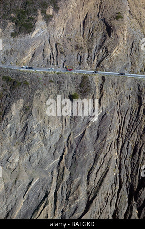 Luftaufnahme über Teufels Folie California Highway eine Pacific Coast Stockfoto