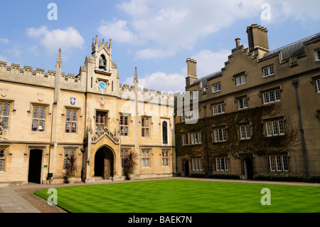 Sidney Sussex College Cambridge England Uk Stockfoto