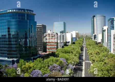 Paseo De La Reforma, Mexiko-Stadt, Mexiko Stockfoto