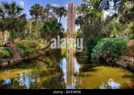 Bok Tower Gardens nationalen historischen Wahrzeichen Lake Wales Florida HDR-Bild Stockfoto