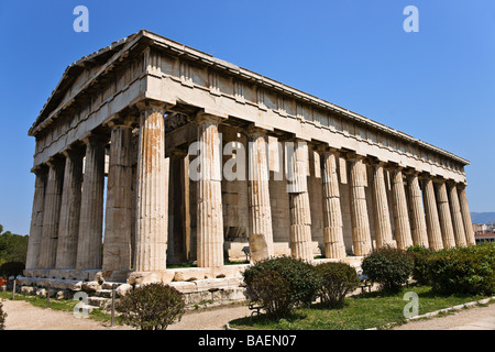 Hephaisteion, Tempel des Hephaistos Stockfoto