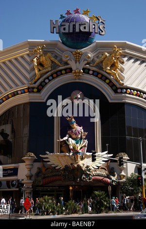 Fassade des Harrahs Casino Las Vegas Boulevard Las Vegas Nevada, usa Stockfoto
