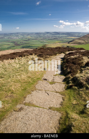 In Richtung Nähe Topping von Carlton Bank England Stockfoto