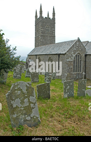 Kirche in Morwenstow an der North Cornwall Stockfoto
