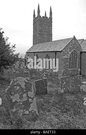 Kirche in Morwenstow an der North Cornwall Stockfoto