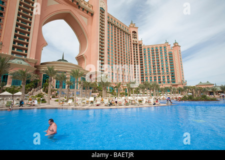 Das Atlantis auf der Palme ein hyper Luxushotel auf einer Fläche von Dubia, die vom Meer zurückgefordert wurde Stockfoto