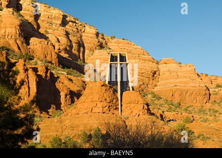 Kapelle des Heiligen Kreuzes - Sedona, Arizona Stockfoto