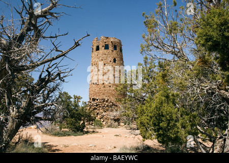 Desert View Watchtower - Grand Canyon, Arizona Stockfoto