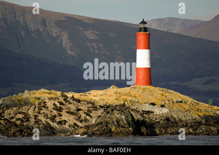 Les légions Leuchtturm - Ushuaia, Argentinien Stockfoto