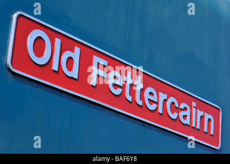 Old Fettercairn British Rail Class 37 Lokomotive namens nach Old Fettercairn whisky Stockfoto