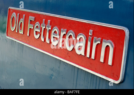 Old Fettercairn British Rail Class 37 Lokomotive namens nach Old Fettercairn whisky Stockfoto