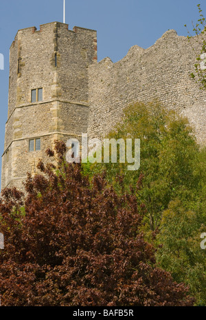 Der Donjon von Lewes Castle East Sussex Englisch Schlösser uk Stockfoto