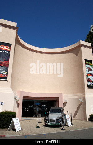 Eingang zu den Automobil Museum Balboa park San Diego Kalifornien usa Stockfoto