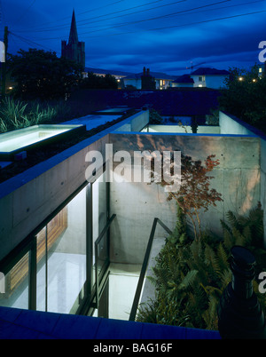 John Dillon Street, Dublin, Irland, De Paor Architekten John Dillon Straße auf dem Dach Ansicht Dämmerung. Stockfoto