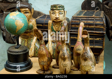 Antiquitätenhändler Bezirk von Jalan Surabaya, Indonesien Stockfoto