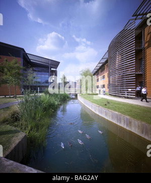 Vodafone Vodafone Hauptquartier, Newbury, United Kingdom, Fletcher Priester, zentrale Ubersteigan. Stockfoto