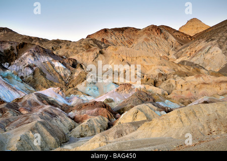 "Künstler-Palette" auf der beliebten "Artist Drive" in Death Valley Nationalpark, USA. Bild mit hoher Auflösung Stockfoto