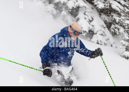 Sking Whistler, bc, Kanada Stockfoto